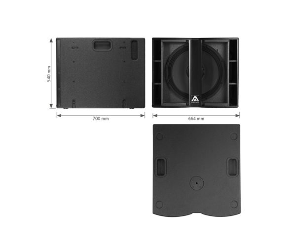 location caisson de basse amate audio x18t