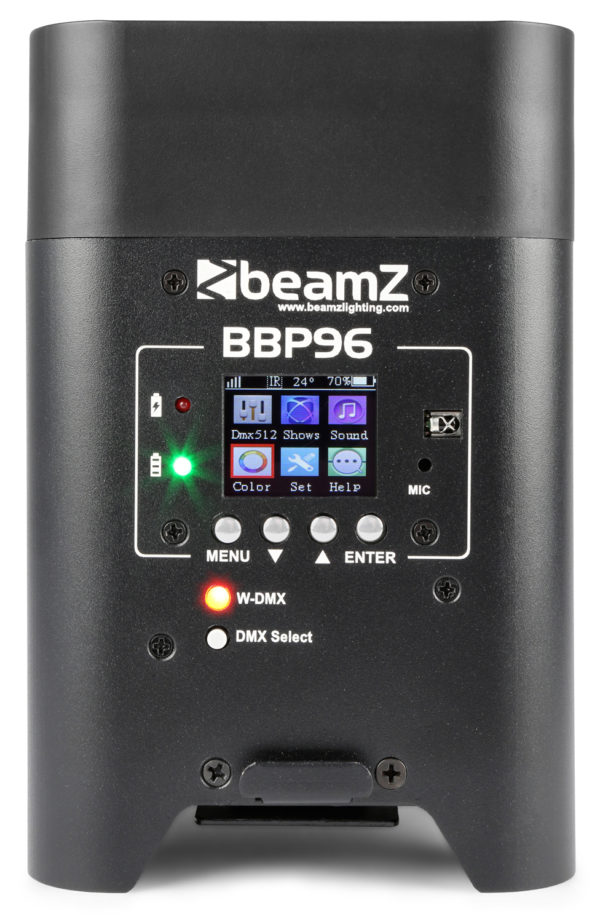 location projecteur led sur batterie bbp96 beamz