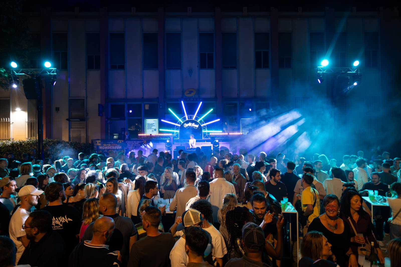 Festival Candysound - foule et scene DJ