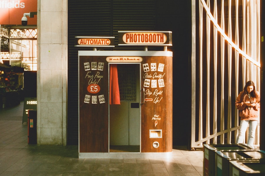 Cabine photobooth vintage